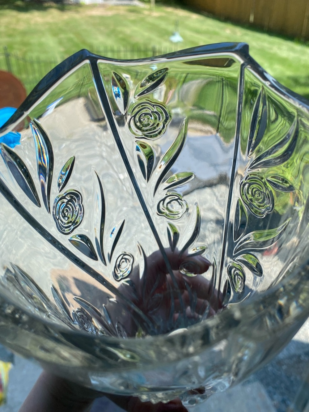 Waterford Crystal Rose Garden vase - Picture 6 of 7